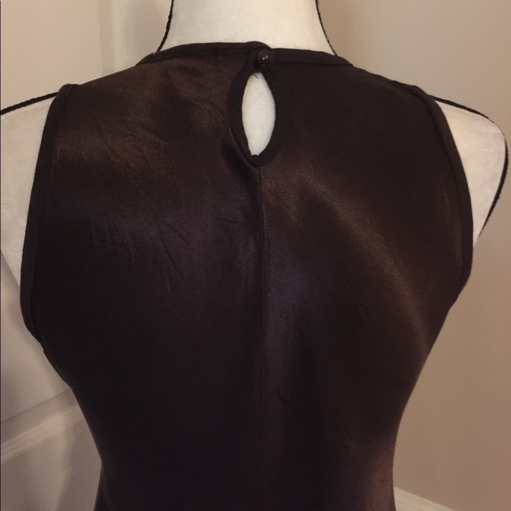 Chocolate Brown LBD (Little Brown Dress) size 11 - Picture 3 of 4